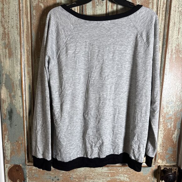 Promesa Brand Women's Lightweight Sweatshirt "Livin The Dream" Gray Color Med - Picture 5 of 5